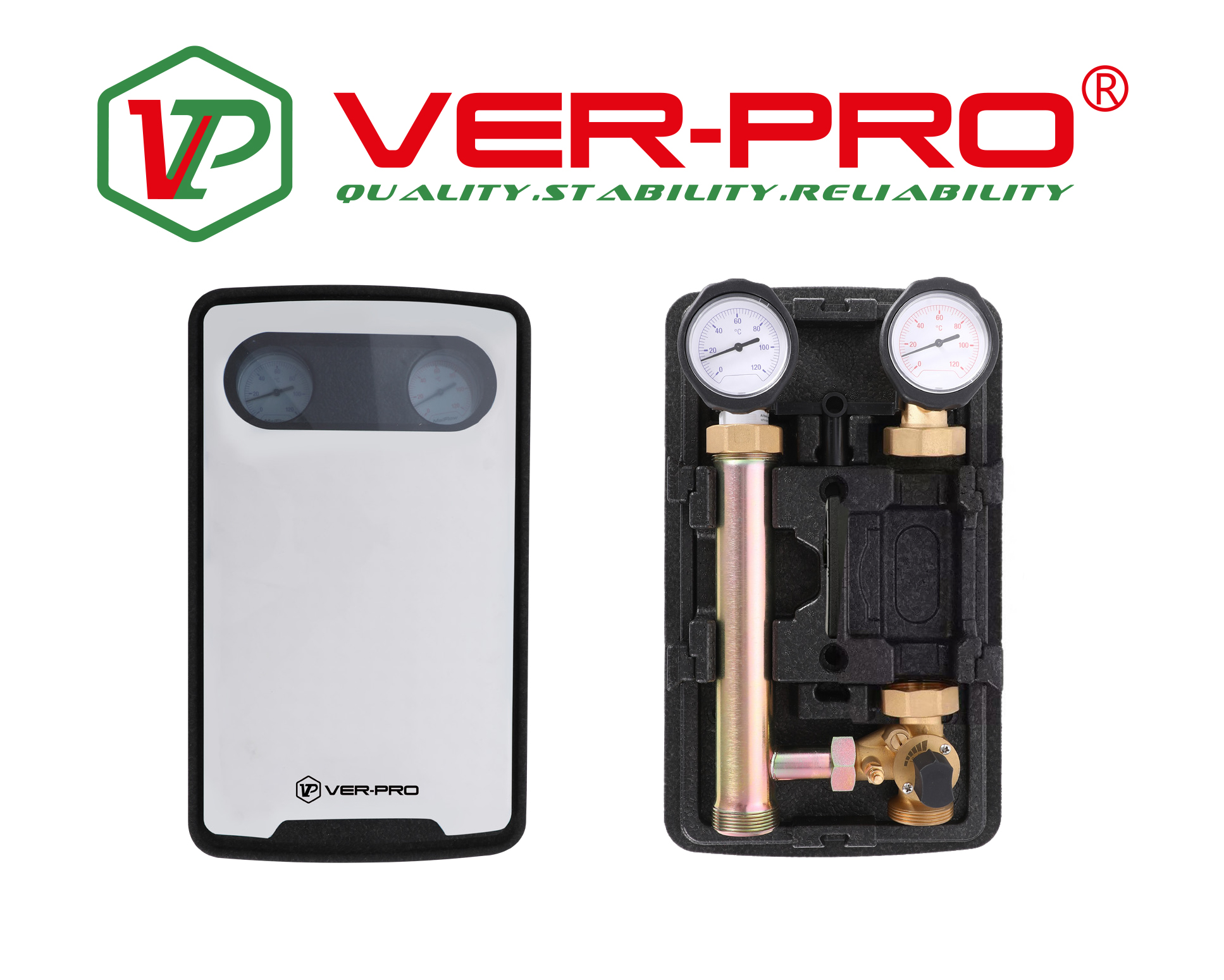 Насосная группа с трех. смес. клапаном 1"1/2 х 1"  ViEiR  (2/1шт)