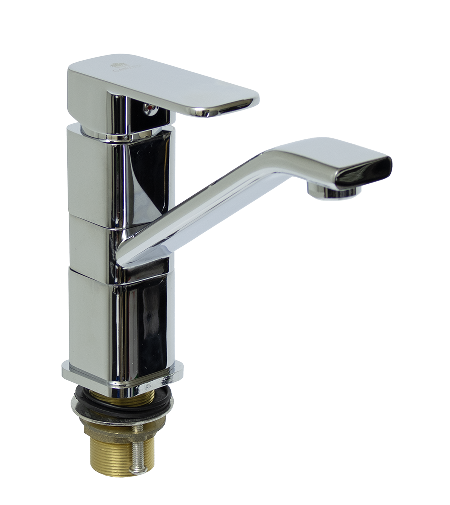 12013 Смеситель для умывальника (ХРОМ)  GANZER  (10/1шт)  Л/К