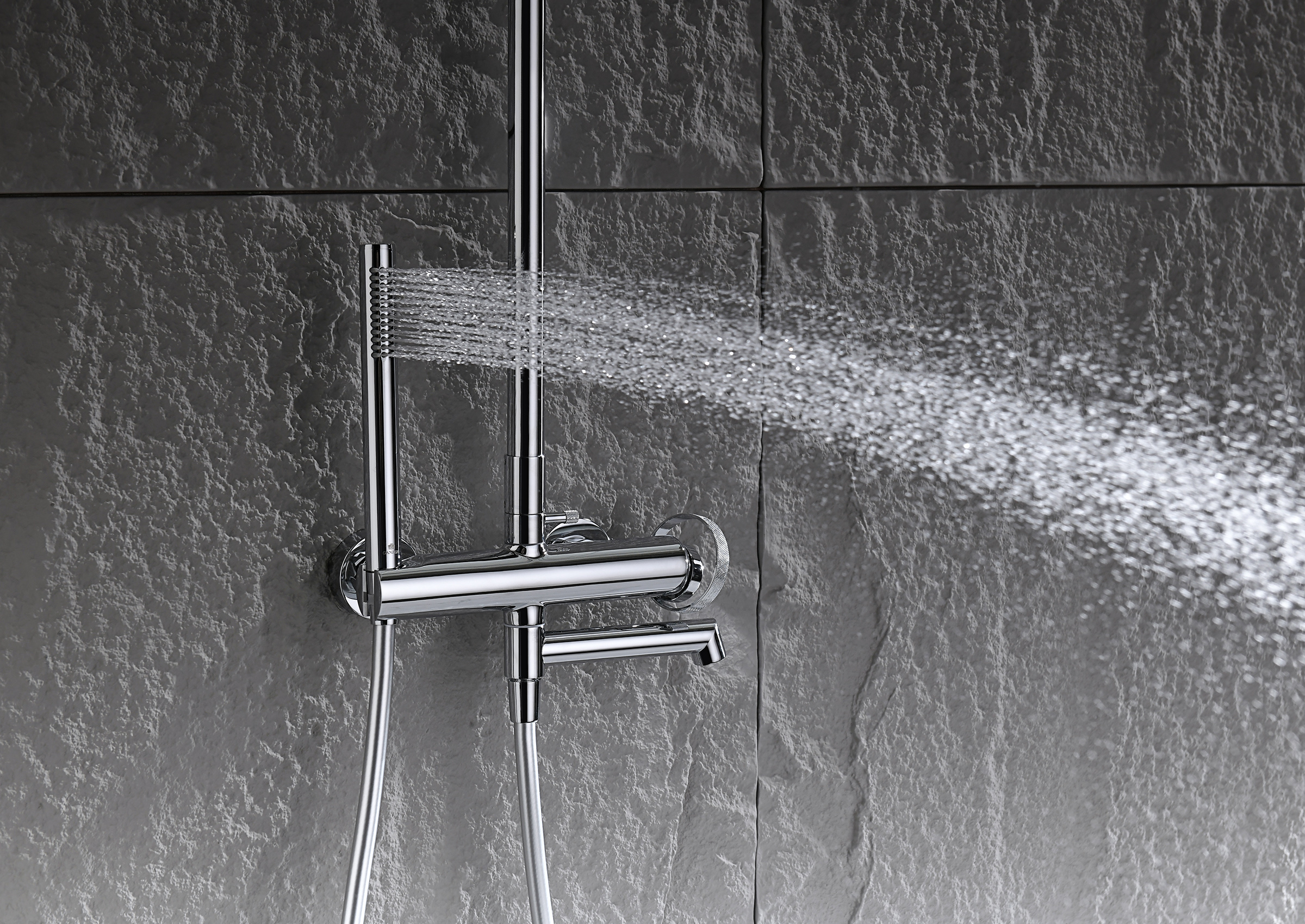 19162 Душевая система (ХРОМ) GANZER (5/1шт)