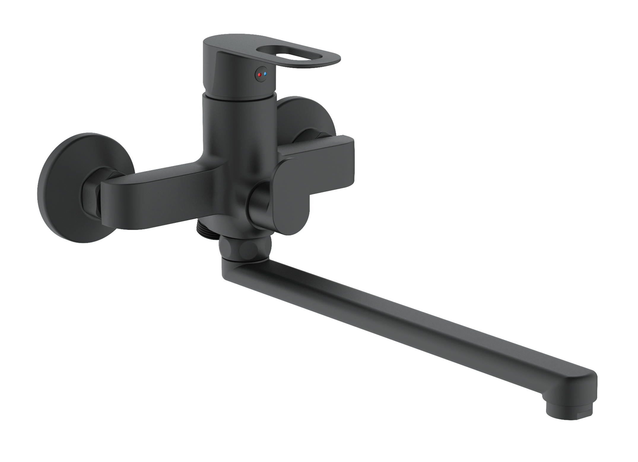 22018-C Cмеситель для ванны (ЧЕРНЫЙ) HANSEN  (10/1шт)