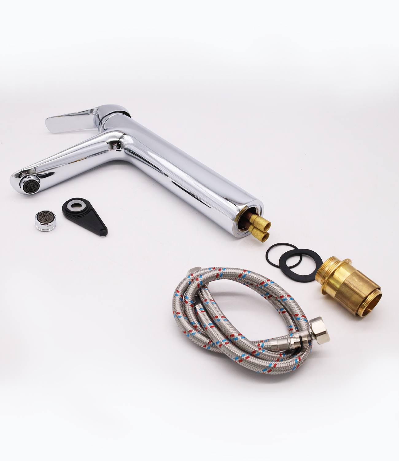 24012 Смеситель для умыв. (высокий) "GANZER"  (10/1шт)