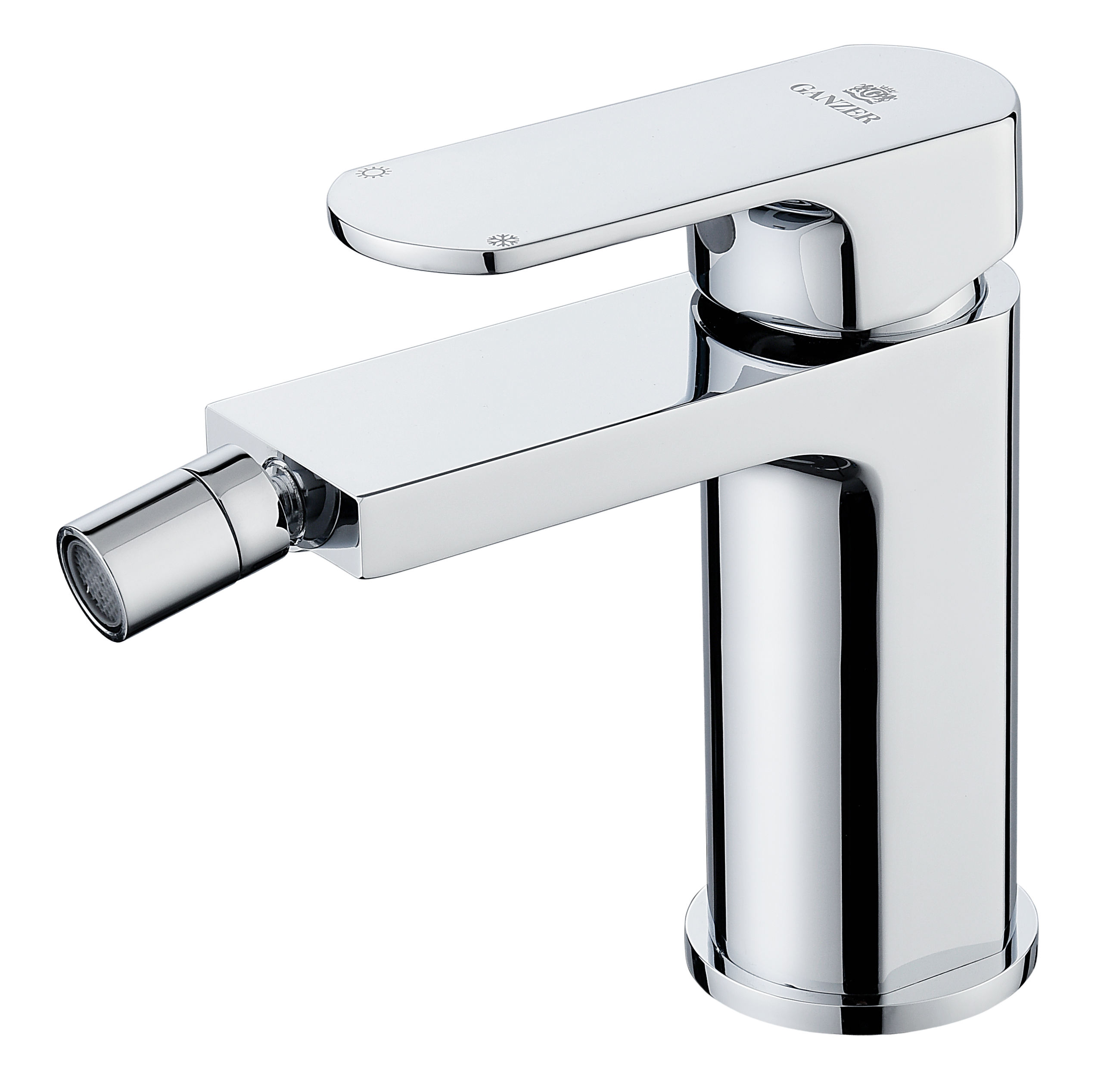 06151 Смеситель на биде (ХРОМ) GANZER  (10/1шт)