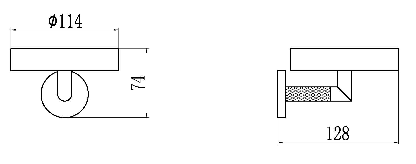 19520 Мыльница кварил.  (ХРОМ) GANZER  (10/1шт)