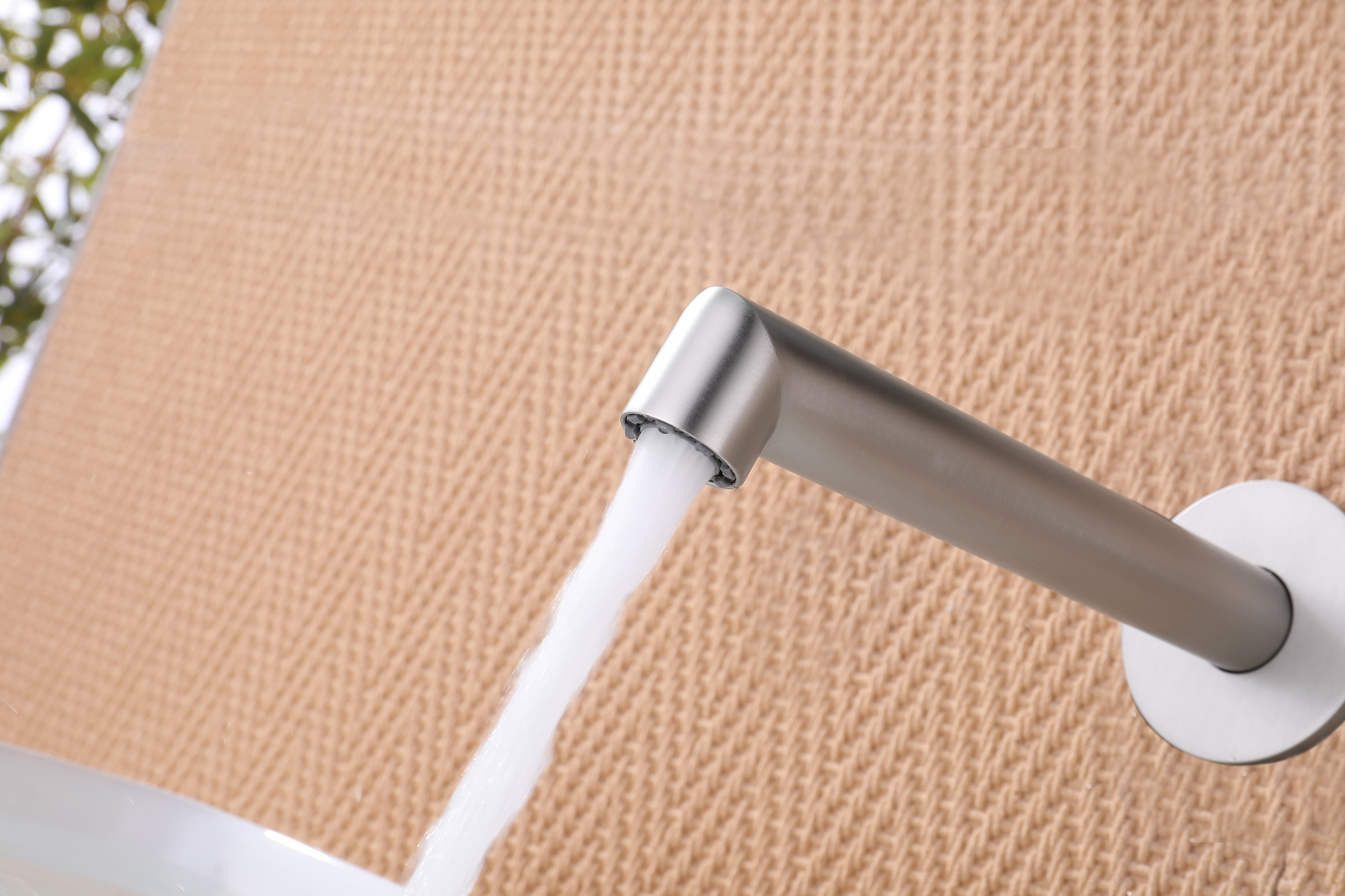 19144-G Встроенный смес для рак. (САТИН) GANZER  (10/1шт)