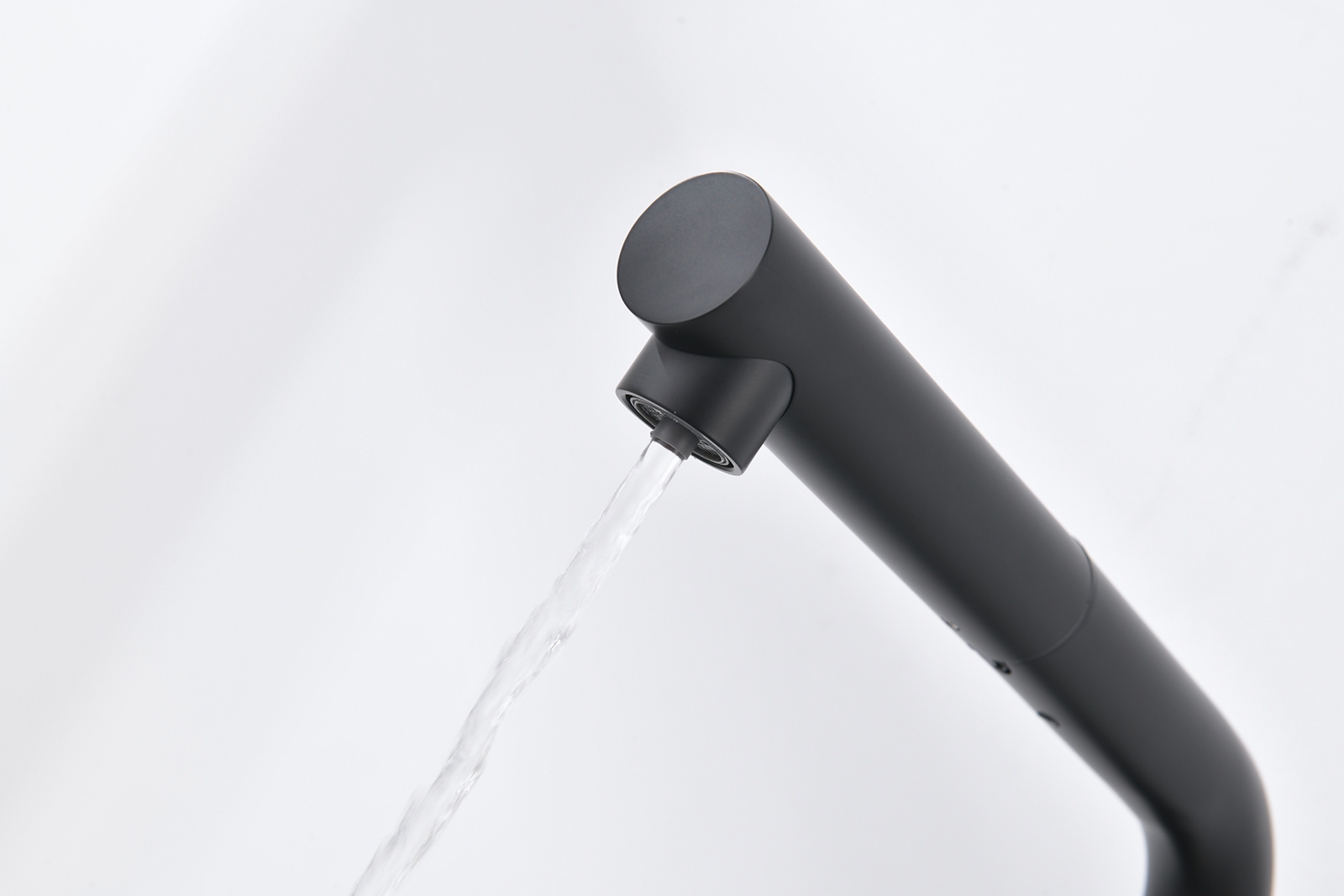 16036-C Смес. од. для кухни с ВЫД. лейкой и подк. ФИЛЬТ. (ЧЕРНЫЙ)  GANZER (10/1шт)