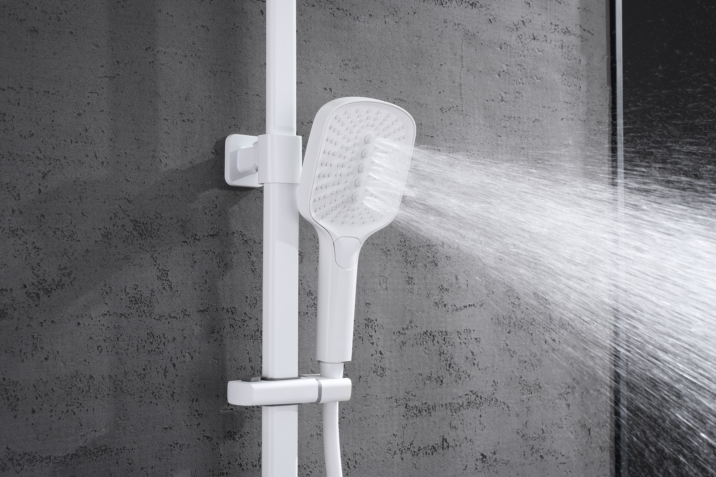 12163-F Душевая система (БЕЛЫЙ) GANZER (5/1шт)