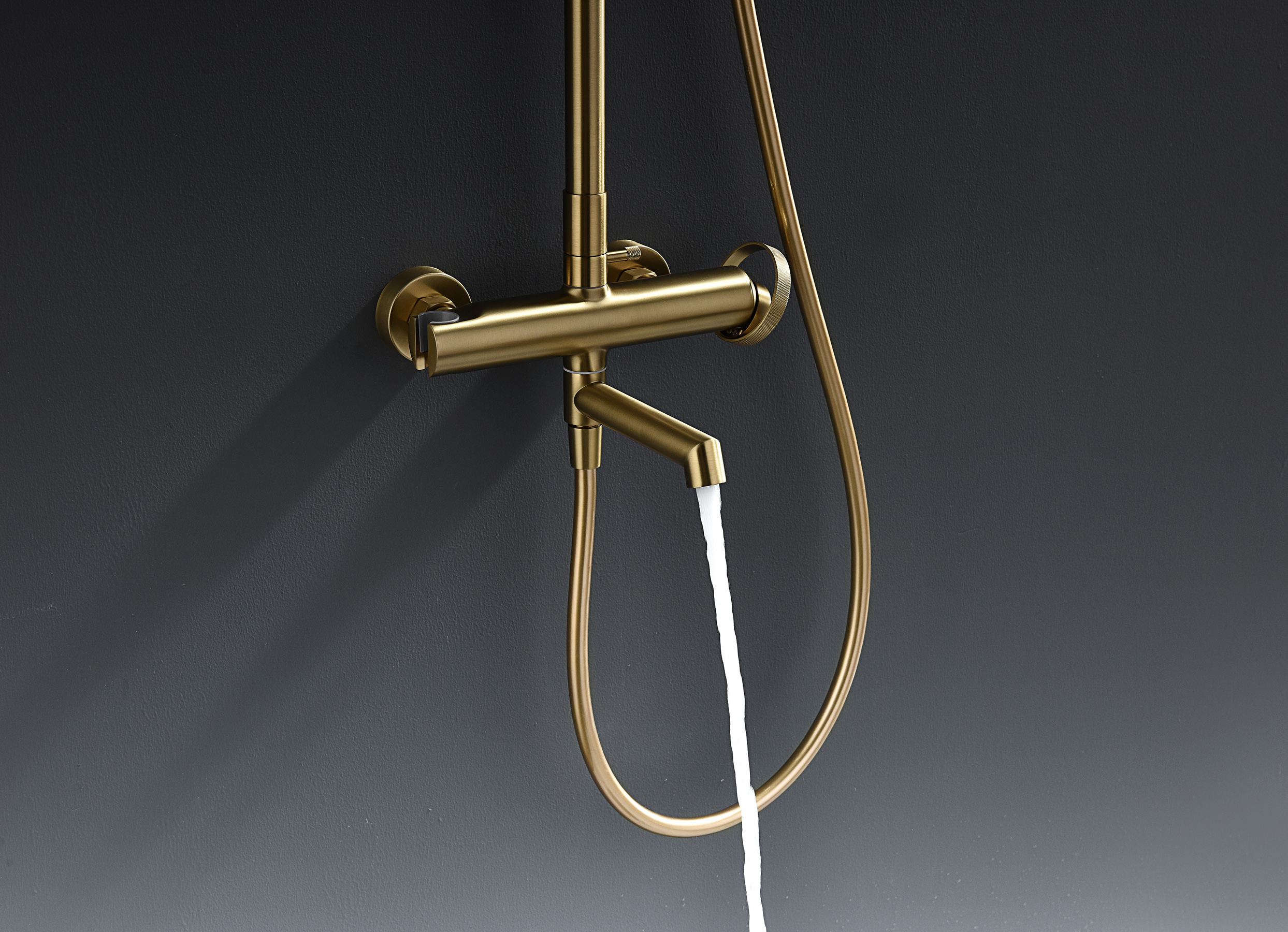 19162-S Душевая система (Мат. Золото) GANZER (5/1шт)