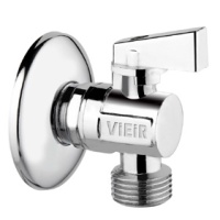 Кран угловой  (ХРОМ) 1/2 х 3/4  ViEiR  (100/20/1шт)