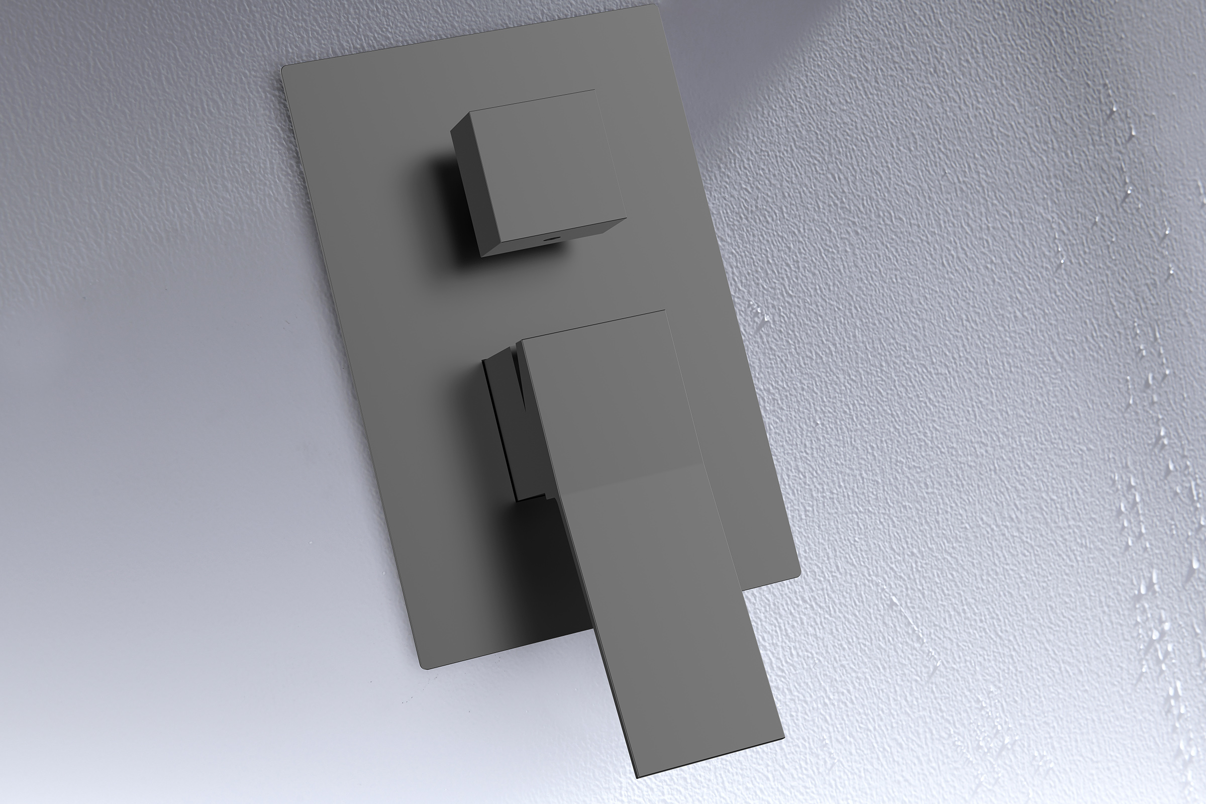 05165-Q Смеситель встраиваемый для душа с 3-функ. (ГРАФИТ) GANZER (6/1шт)