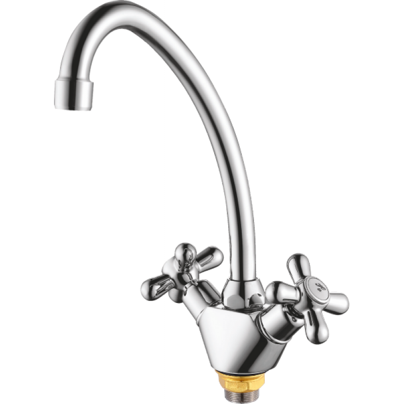 41013 Двухручный смеситель для кухни HANSEN  (10/1шт)