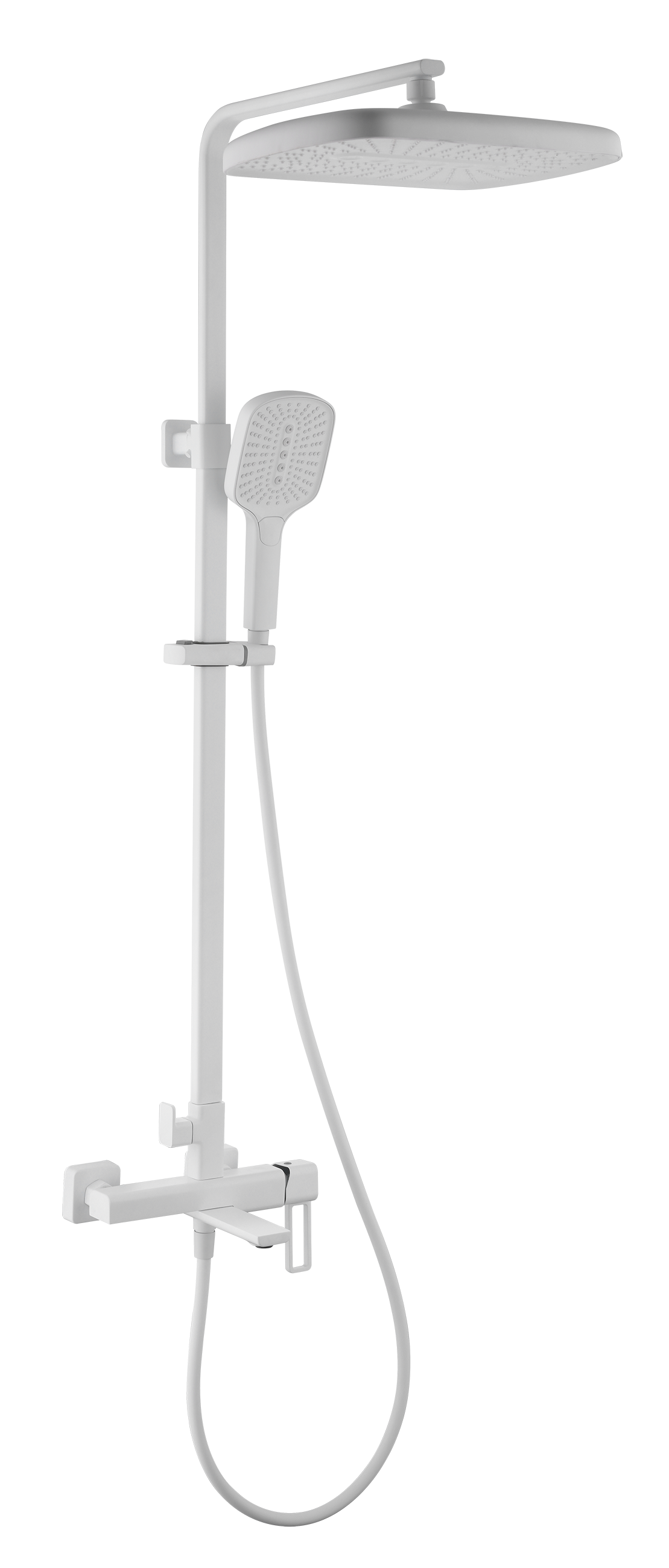 12163-F Душевая система (БЕЛЫЙ) GANZER (5/1шт)