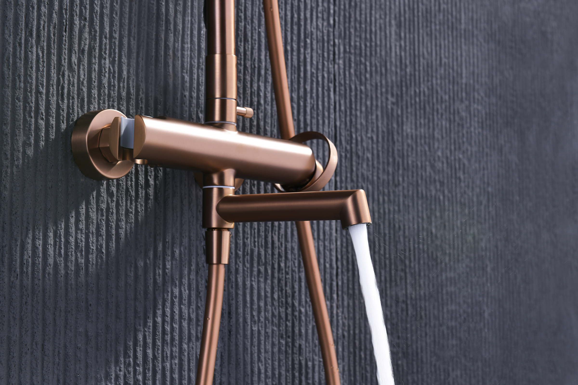 19162-R Душевая система (Роз. Золото) GANZER (5/1шт)