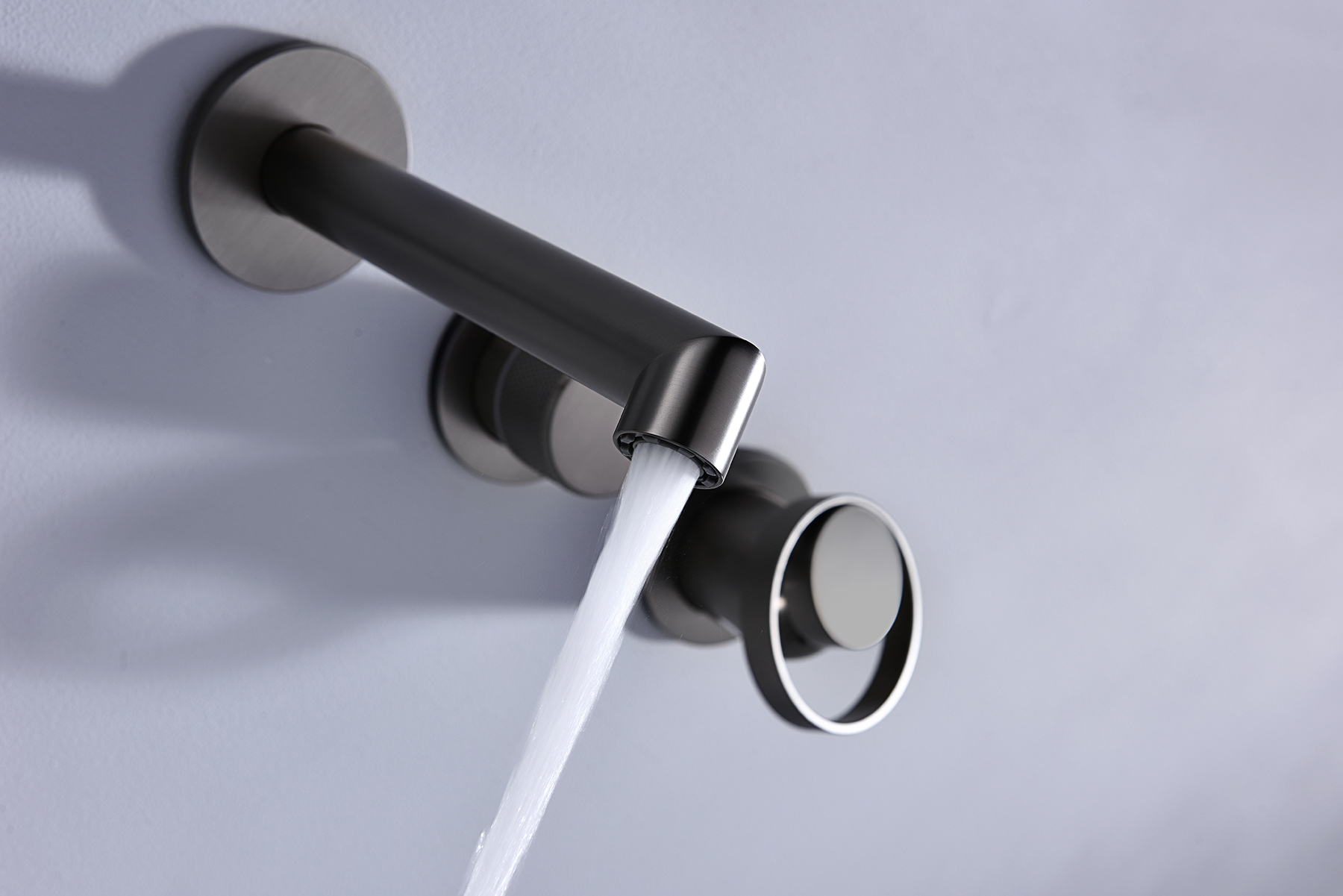 19134-Q Встроенный смес. для ванны  (ГРАФИТ) GANZER  (6/1шт)