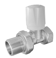 Вентиль для радиатора ПРЯМОЙ ВЕРХ. 1/2  ViEiR  (80/10шт)