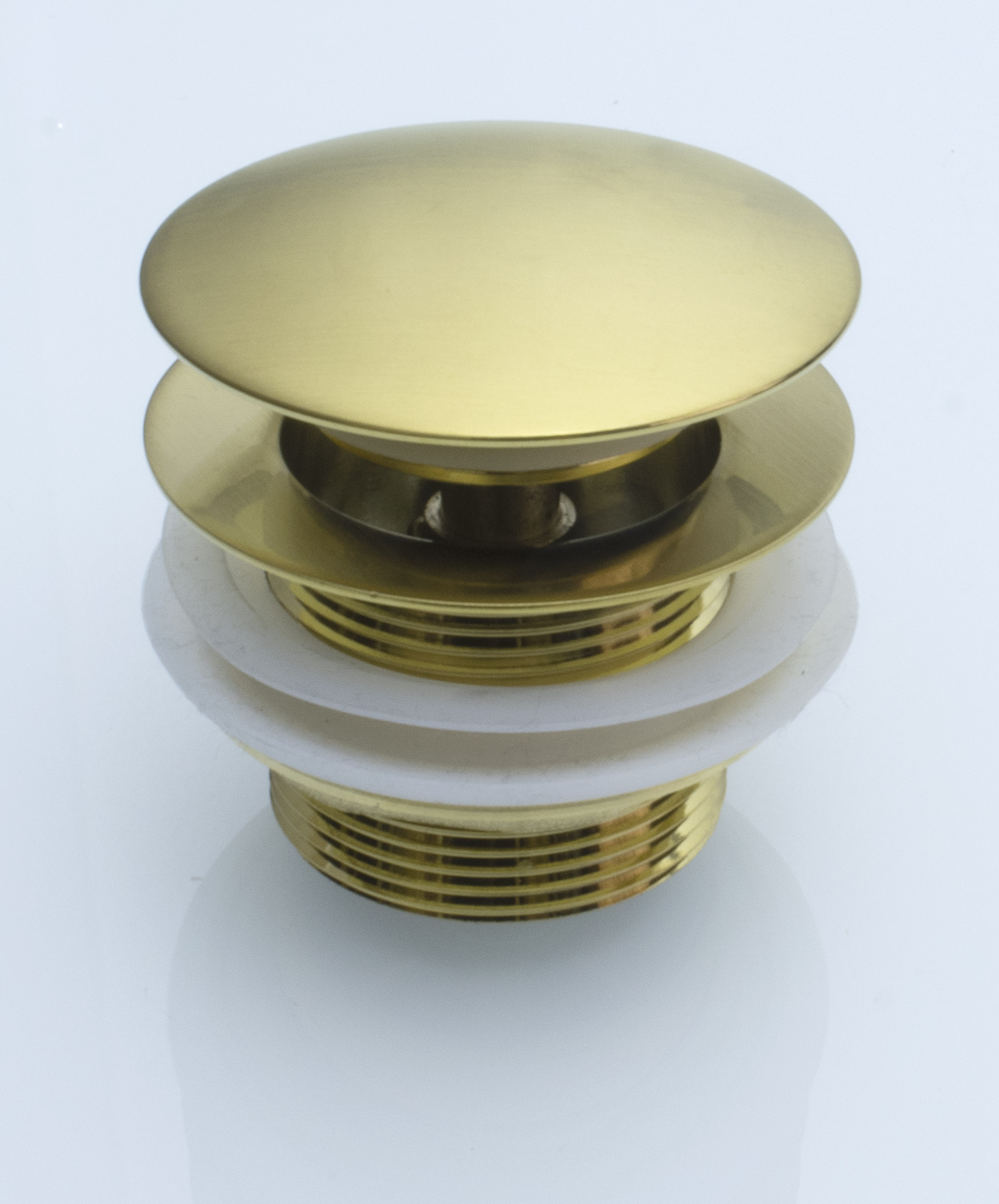 Донный клапан на ванну 1"1/2 (Мат. Золото) GANZER  (50/1шт)