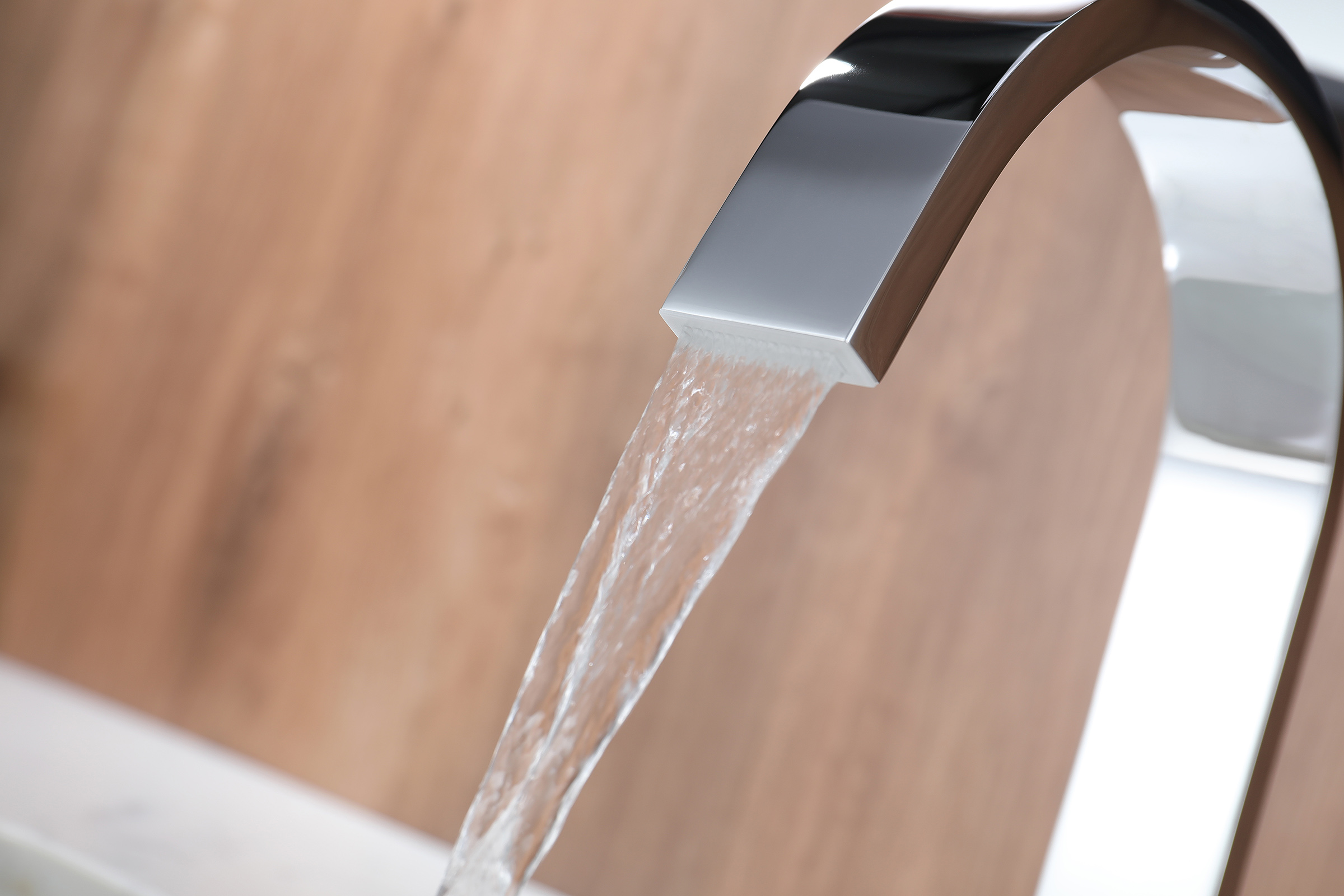 01111 Смеситель на борт раковины (2-отв,ХРОМ)  GANZER (10/1шт)