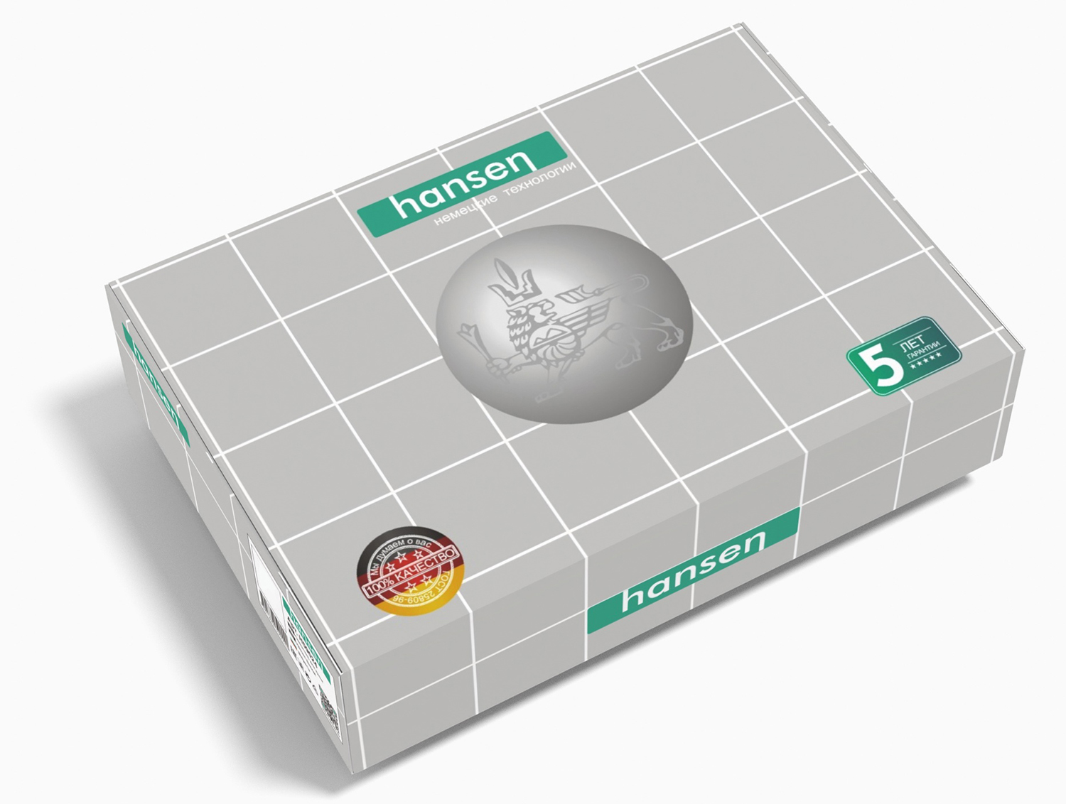 53016-F Смеситель для кухни (БЕЛЫЙ) HANSEN (10/1шт)