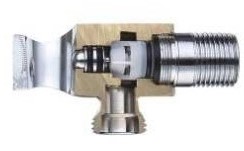 Выход/держ/клапан (круглый, БРОНЗА) GANZER