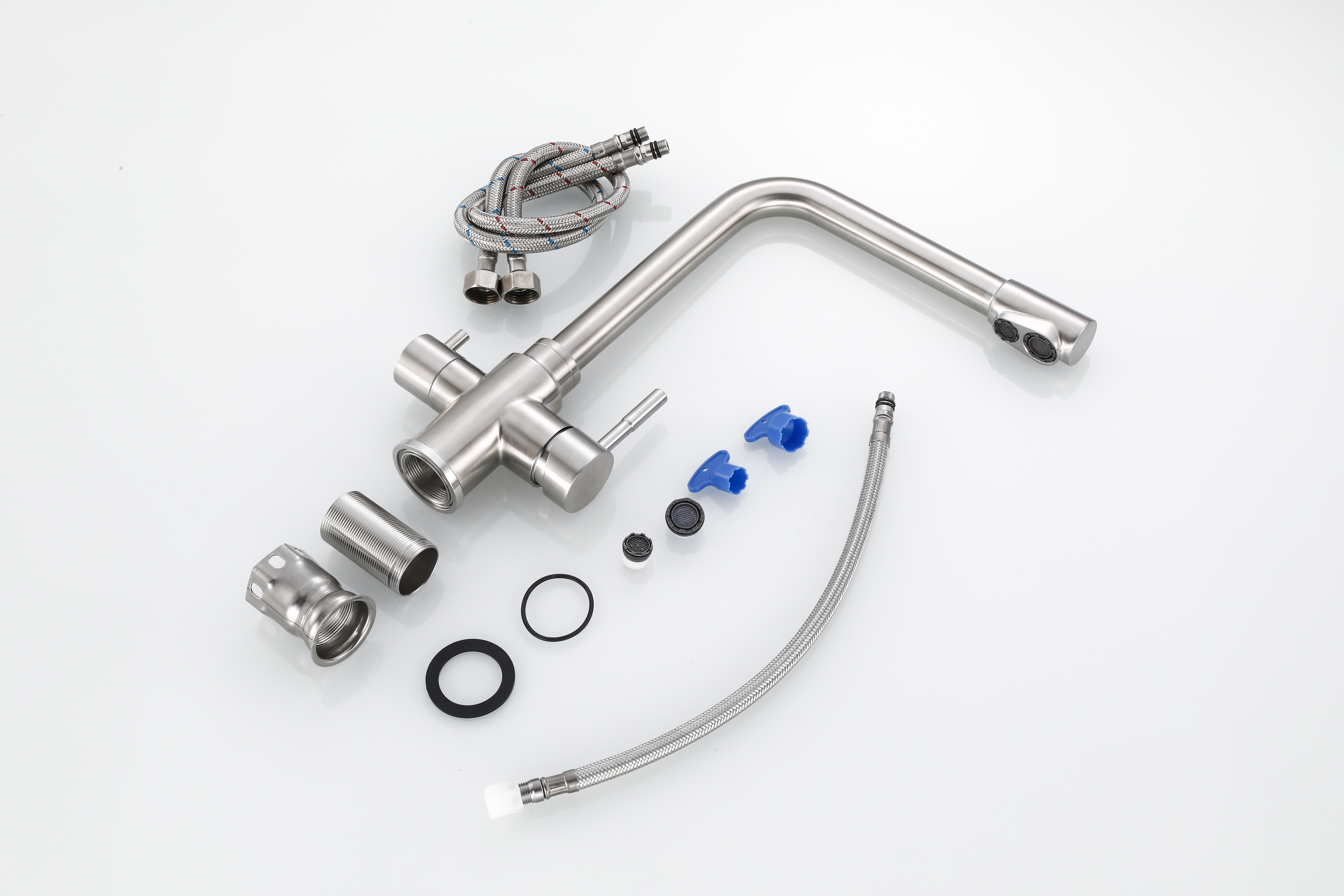 15085-G Смес. из НЕРЖ. для кух. под. фильт (САТИН) HANSEN  (10/1шт)