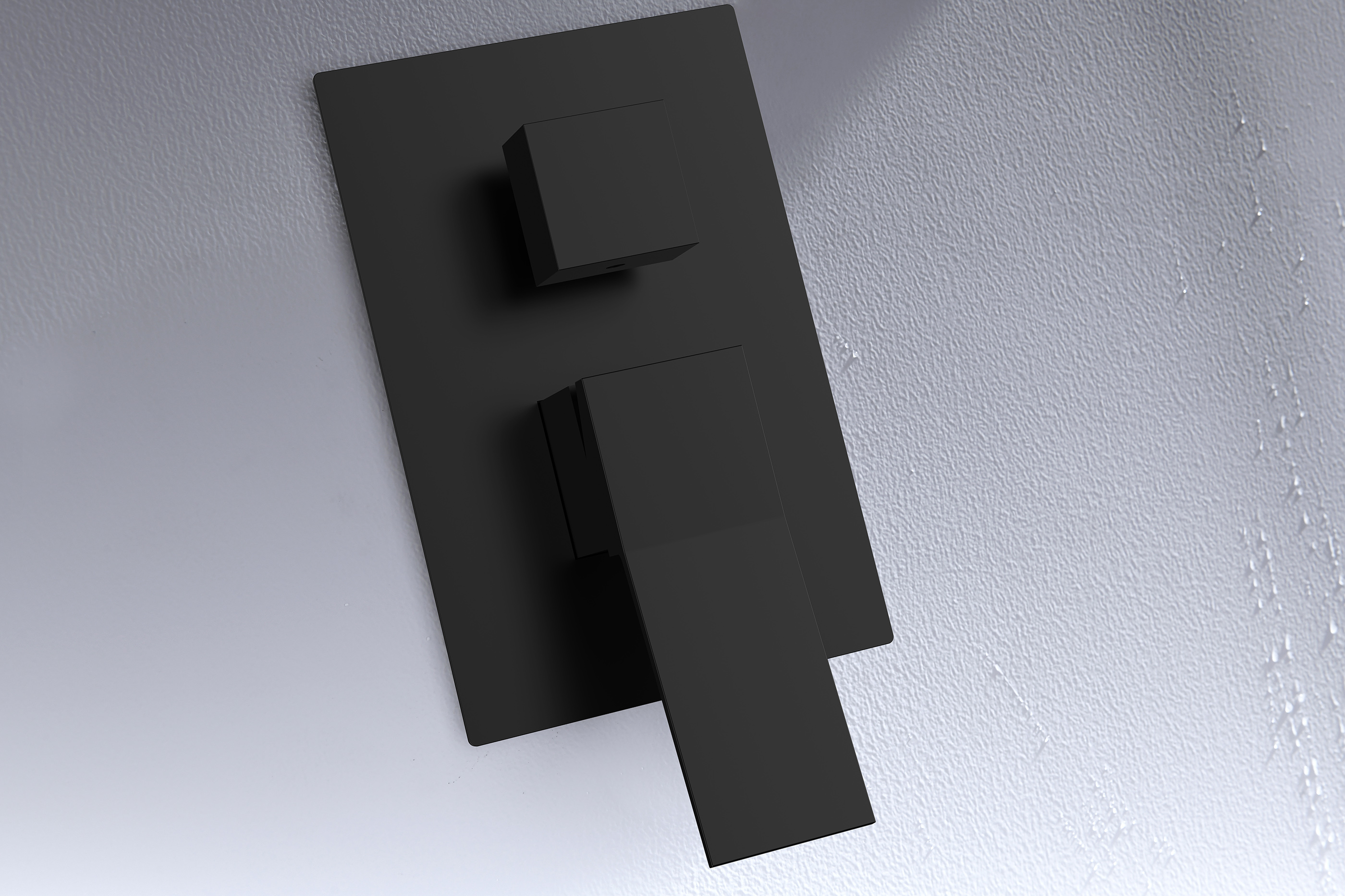 05165-C Смеситель встраиваемый для душа с 3-функ. (ЧЕРНЫЙ) GANZER (6/1шт)