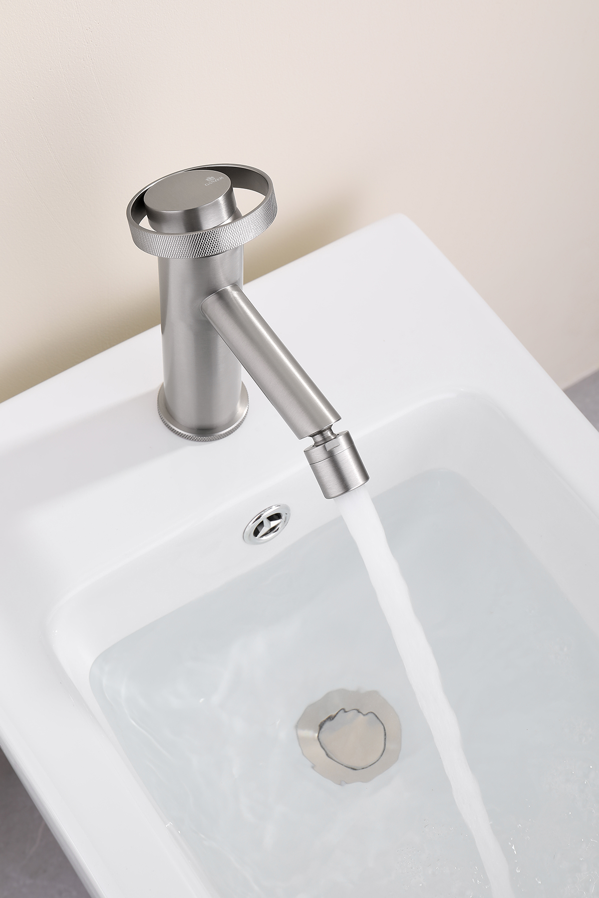 19151-G Смеситель на биде (САТИН) GANZER  (10/1шт)