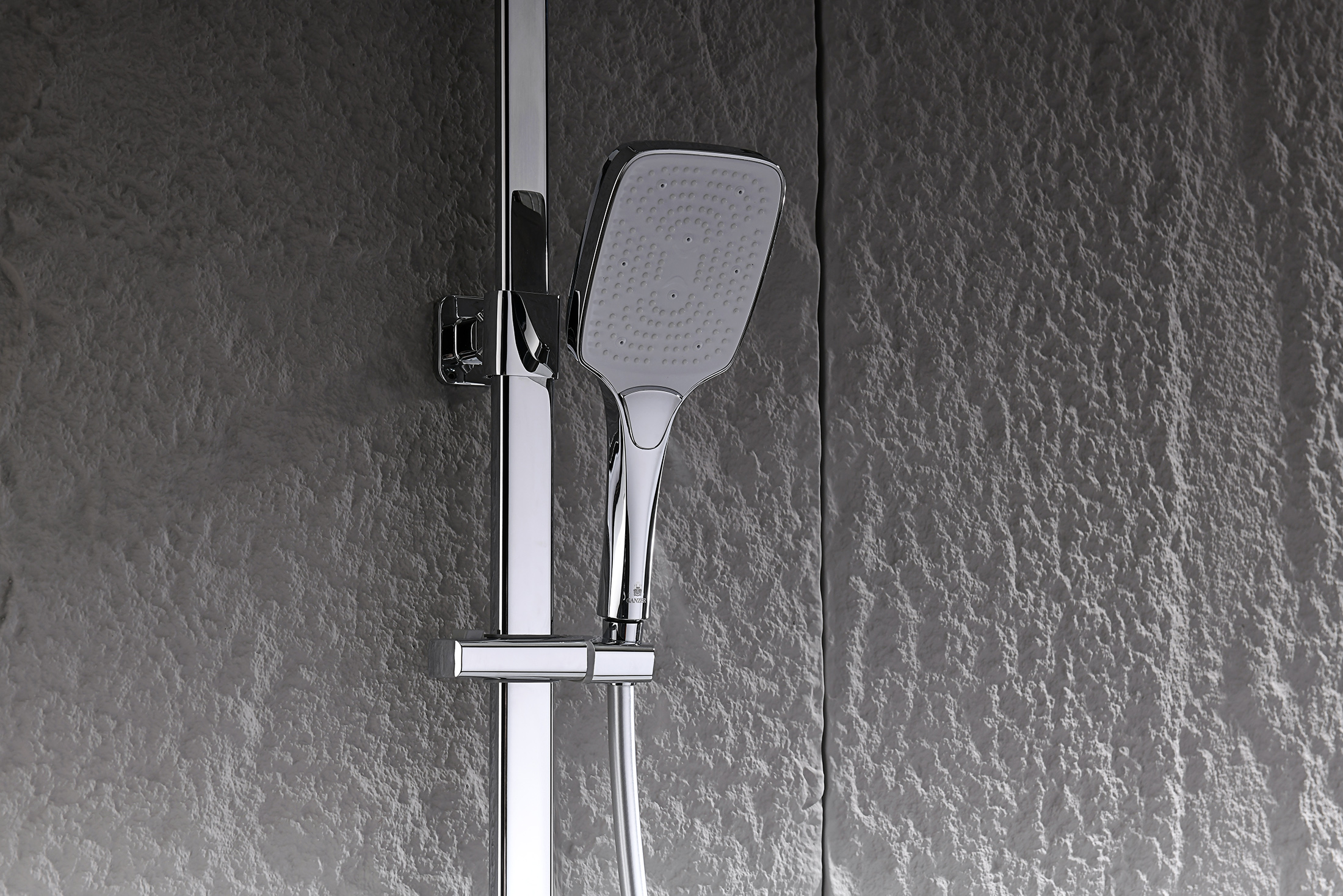 12071 Душевая система с термостатом (ХРОМ) GANZER (5/1шт)