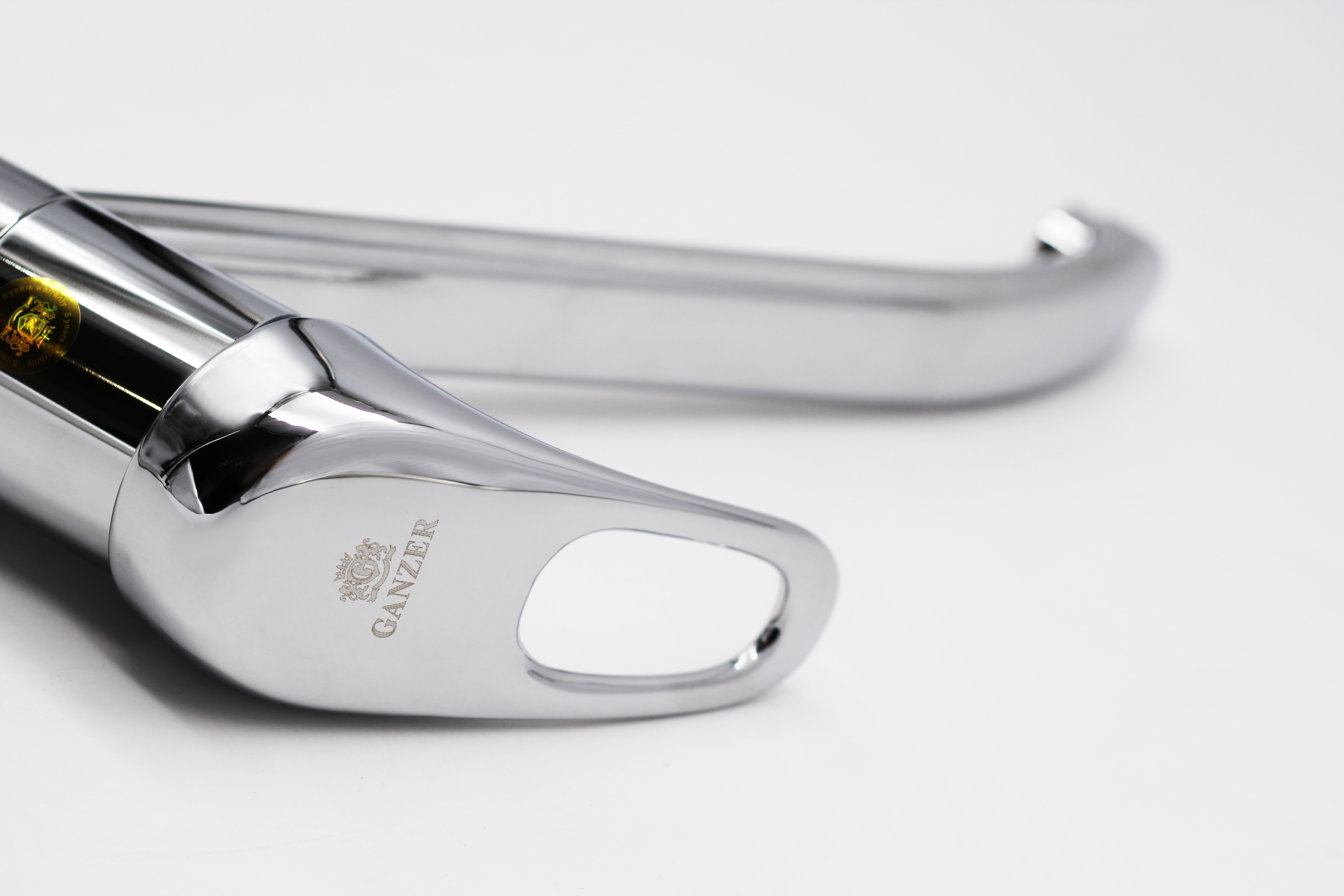 08022 Смеситель однорычажный для кухни "GANZER"  (10/1шт)