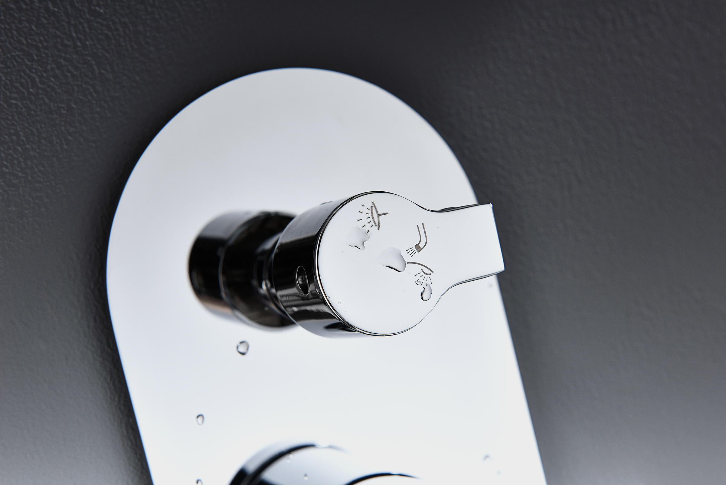 07165 Смеситель встраиваемый для душа с 3-функ. (ХРОМ) GANZER (6/1шт)