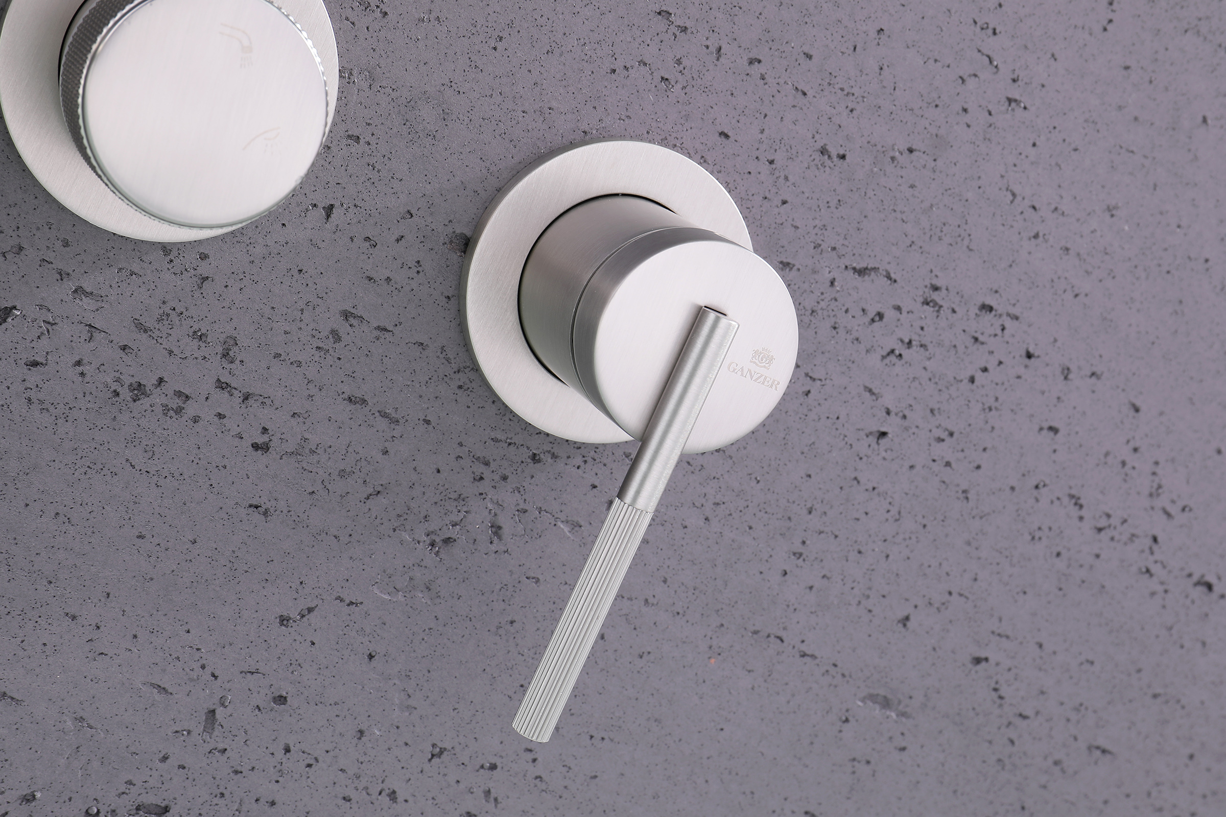 19134-G Встроенный смес. для ванны  (САТИН) GANZER  (6/1шт)