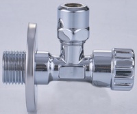 Кран угловой с отр. 1/2 х 10 ХРОМ (ВЕНТИЛЬ) ViEiR  (120/1шт)