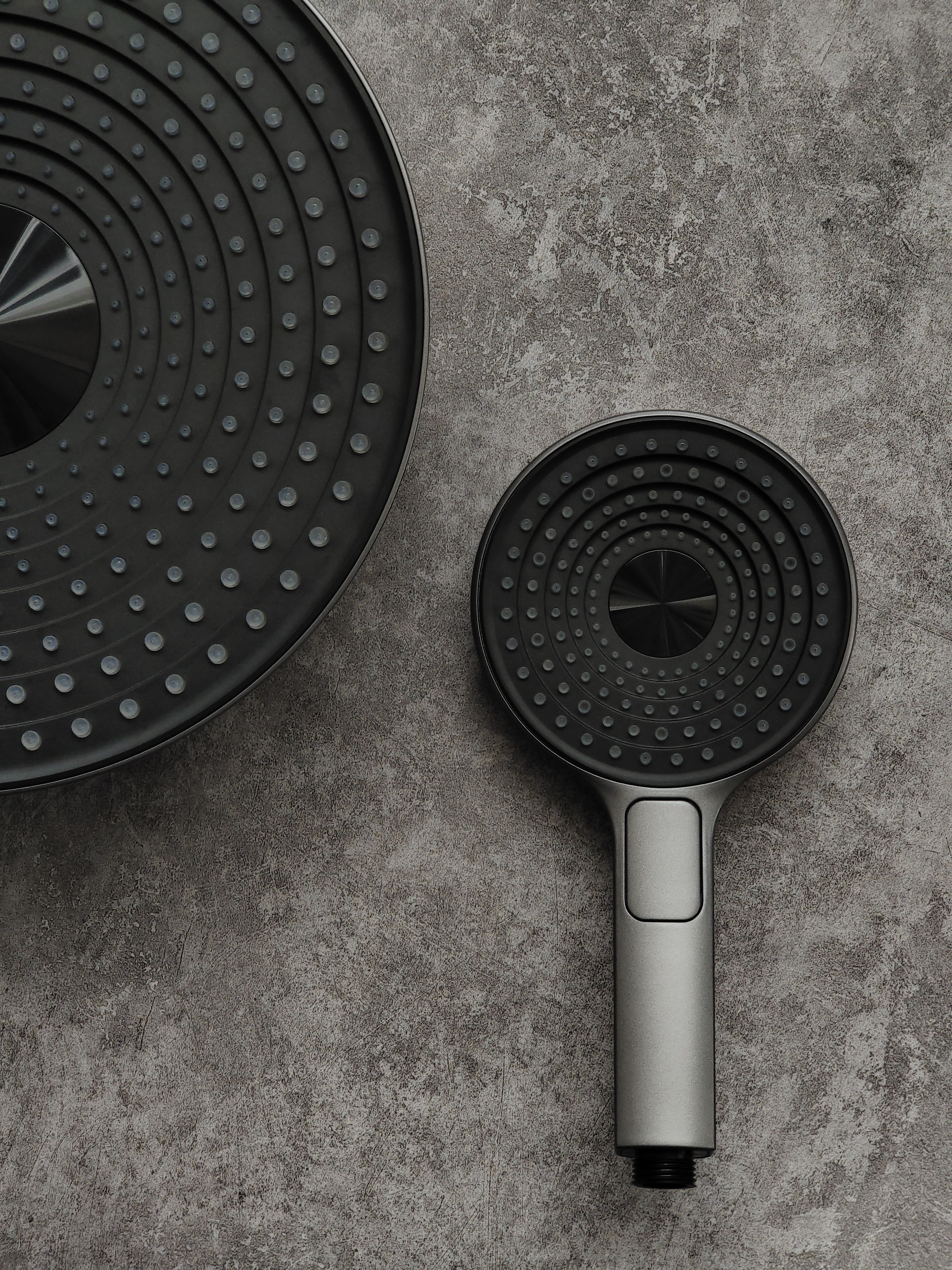 10529-Q Тропическая лейка, круглая 30см (ГРАФИТ)  GANZER  (12/1шт)