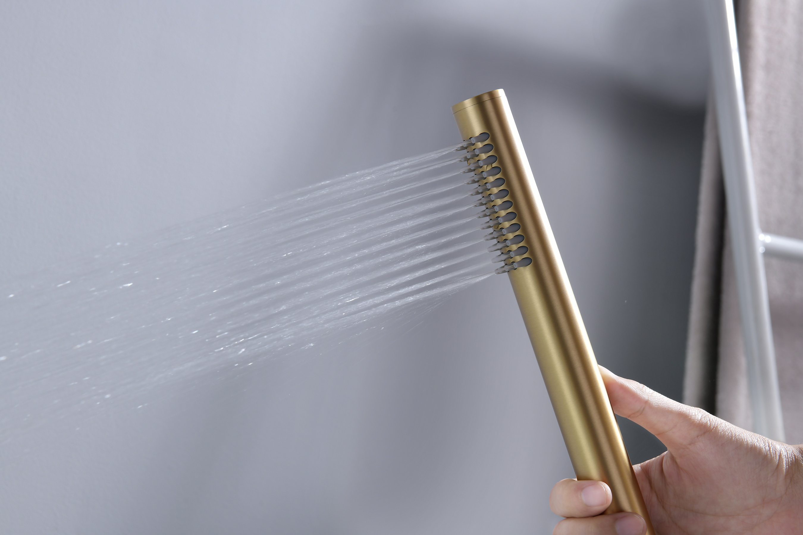 19134-S Встроенный смес. для ванны  (Мат. Золото) GANZER  (6/1шт)