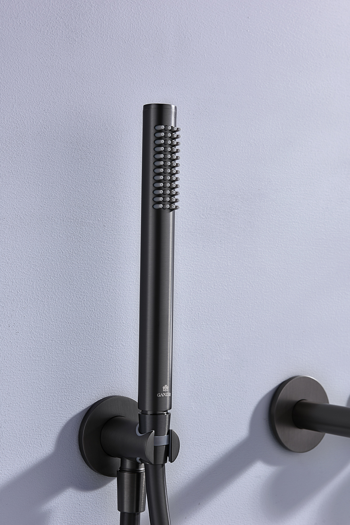 19134-Q Встроенный смес. для ванны  (ГРАФИТ) GANZER  (6/1шт)