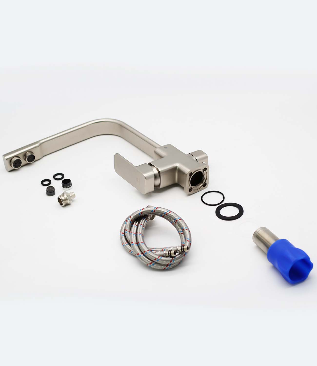 12025-G Смеситель для кухни с фил. САТИН  GANZER  (10/1шт) Л/К