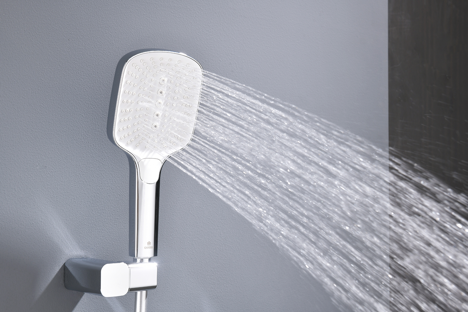 12165 Смеситель встраиваемый для душа с 3-функ. (ХРОМ) GANZER (6/1шт)