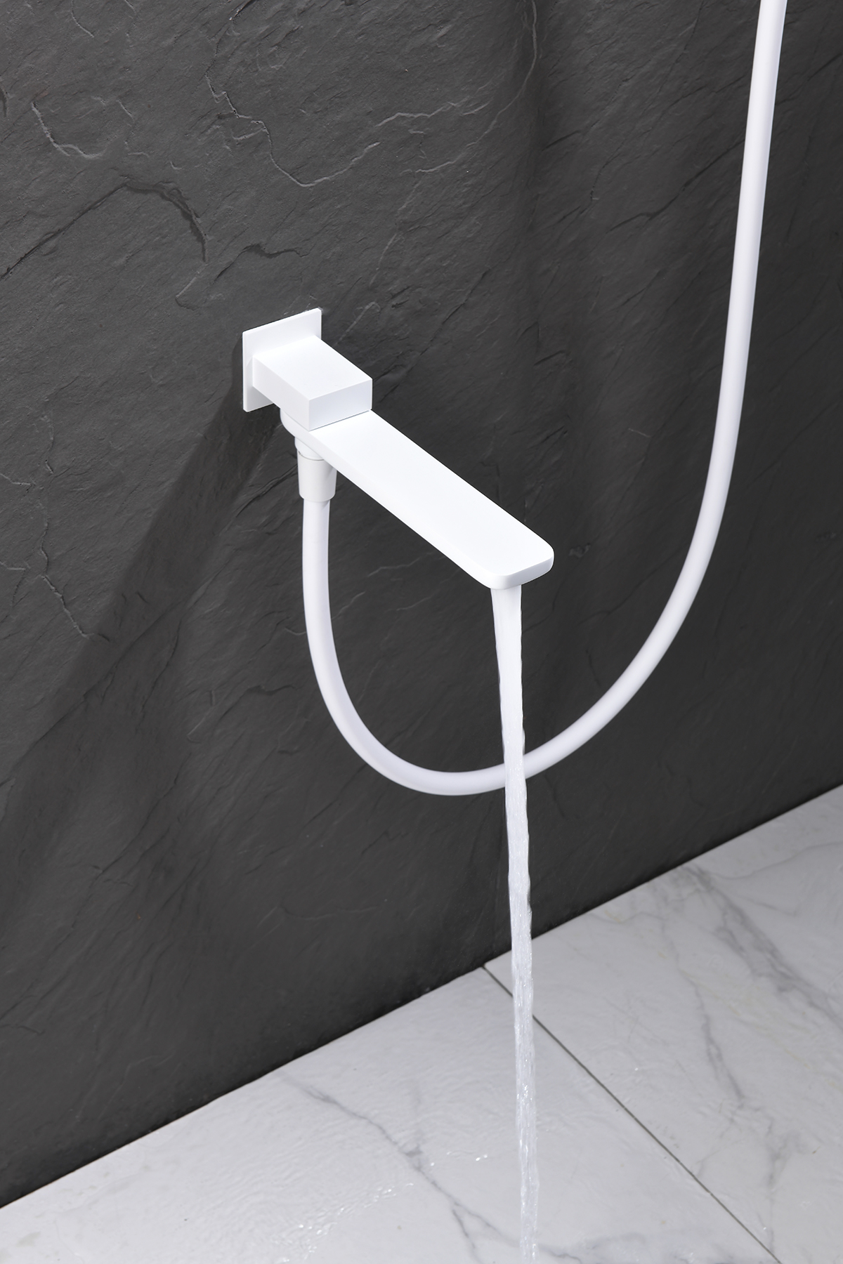 12165-F Смеситель встраиваемый для душа с 3-функ. (БЕЛЫЙ) GANZER (6/1шт)