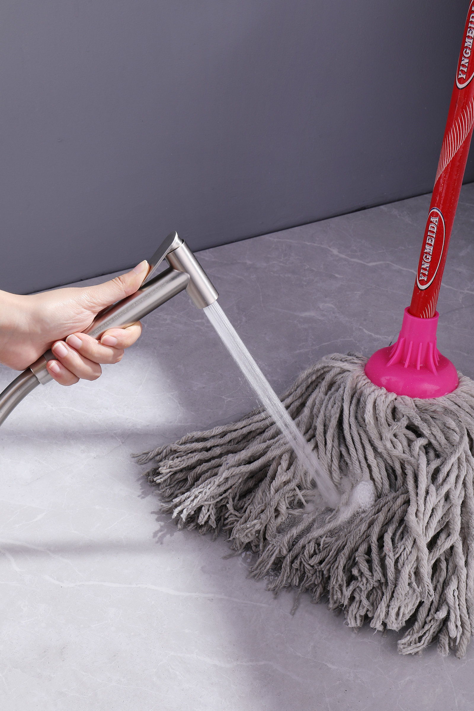 19157-G Смеситель встраиваемый с ГИГ. душем (САТИН) GANZER (10/1шт)