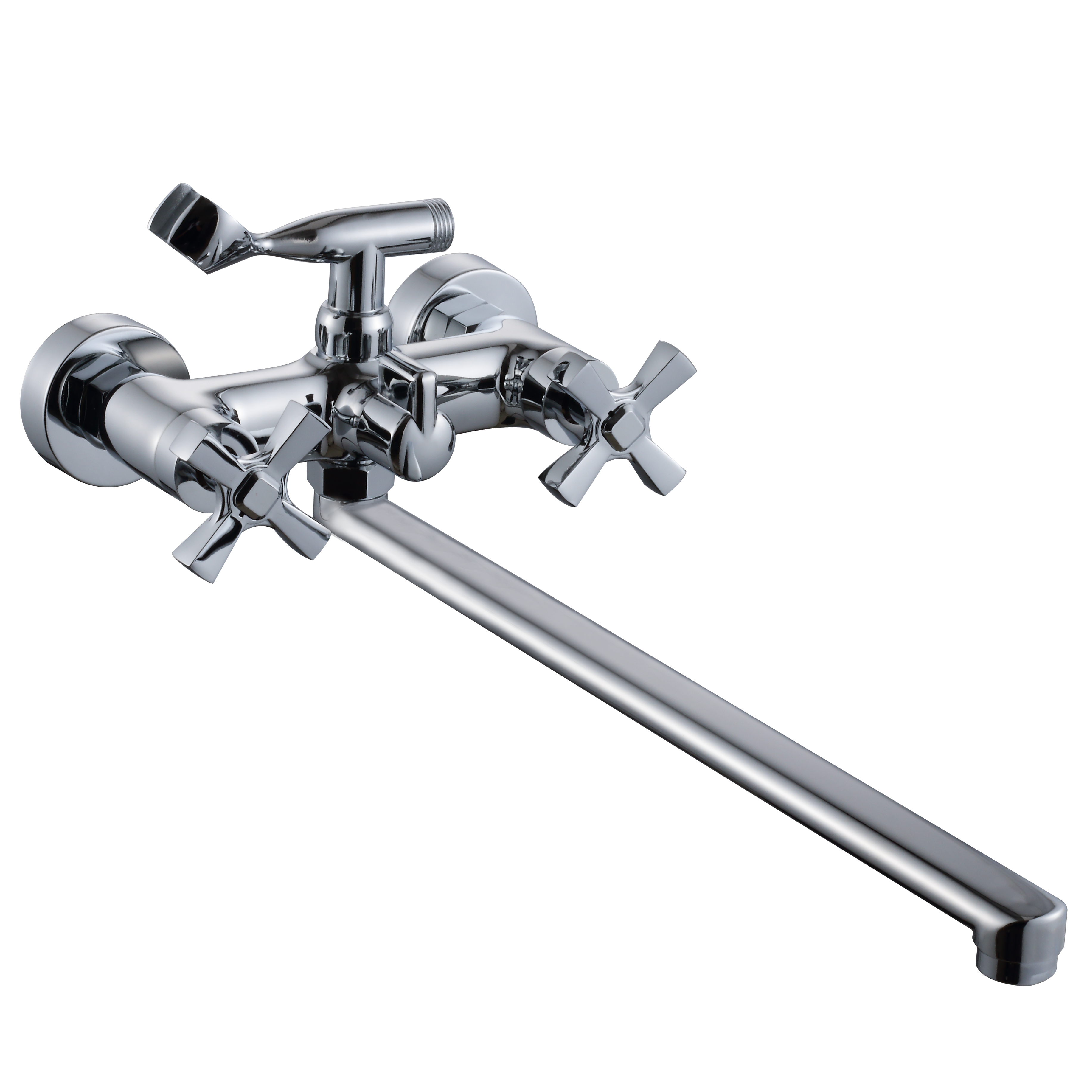 22014 Cмес. 2-ух руч. для ванны с плос. излив. HANSEN  (10/1шт)