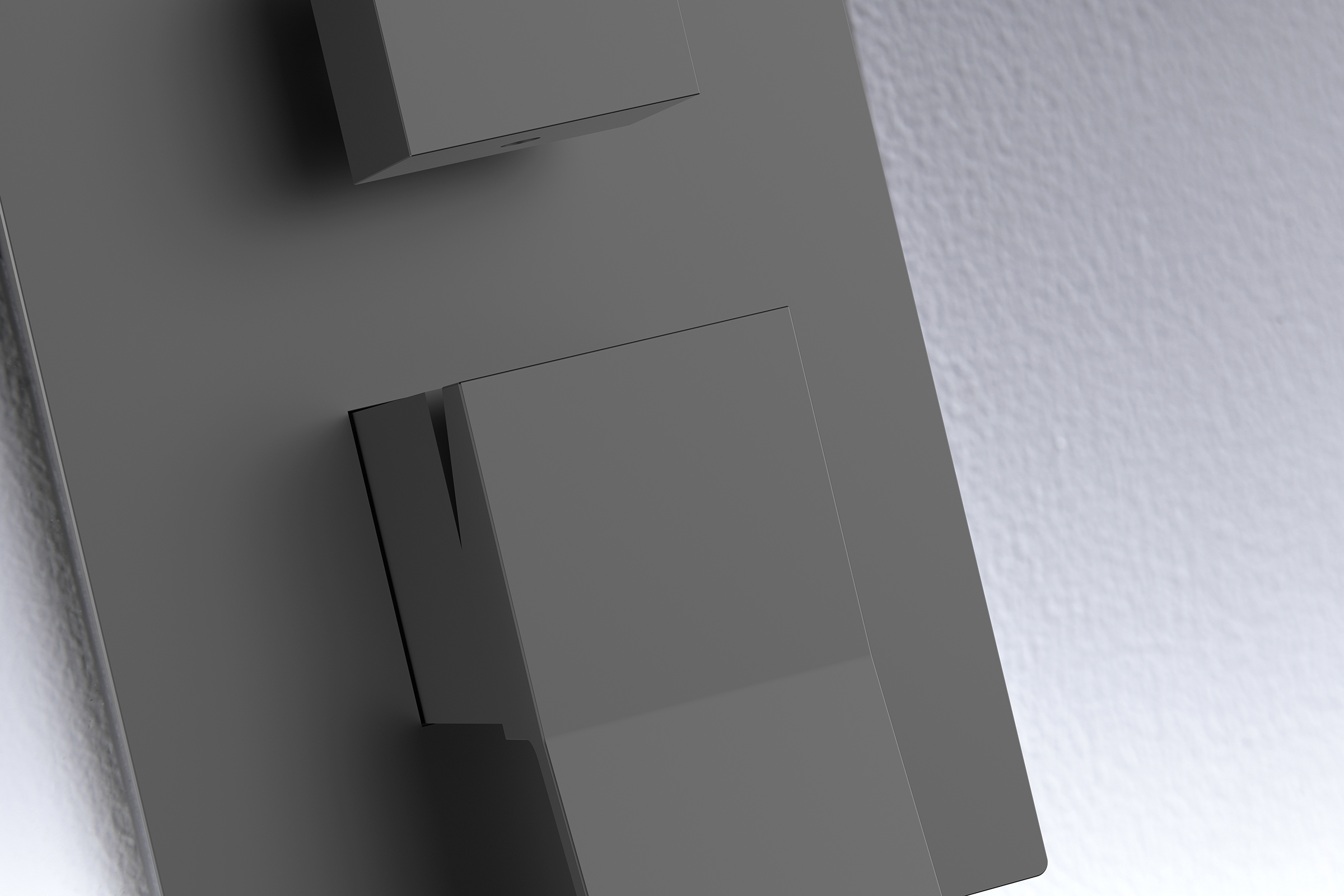 05165-Q Смеситель встраиваемый для душа с 3-функ. (ГРАФИТ) GANZER (6/1шт)