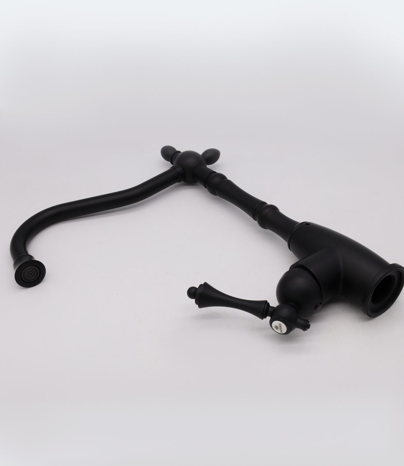 77021-C Смеситель однорычажный для кухни (черный)  GANZER  (6/1шт) Л/К