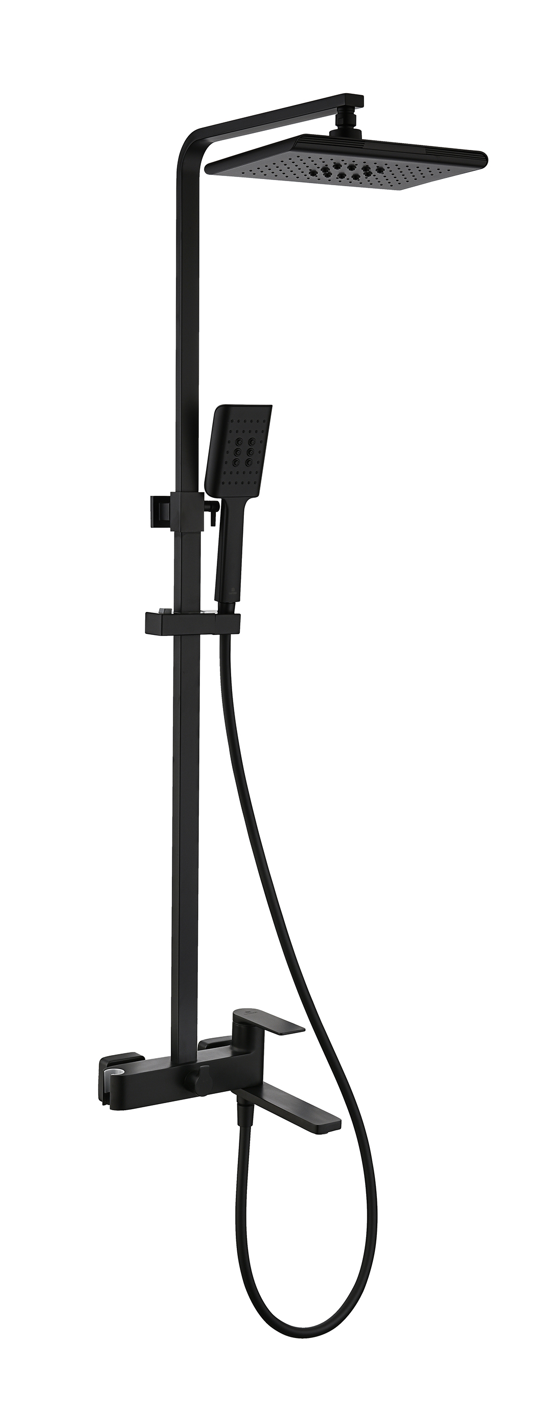 07162-C Душевая система (ЧЕРНЫЙ) GANZER (5/1шт)