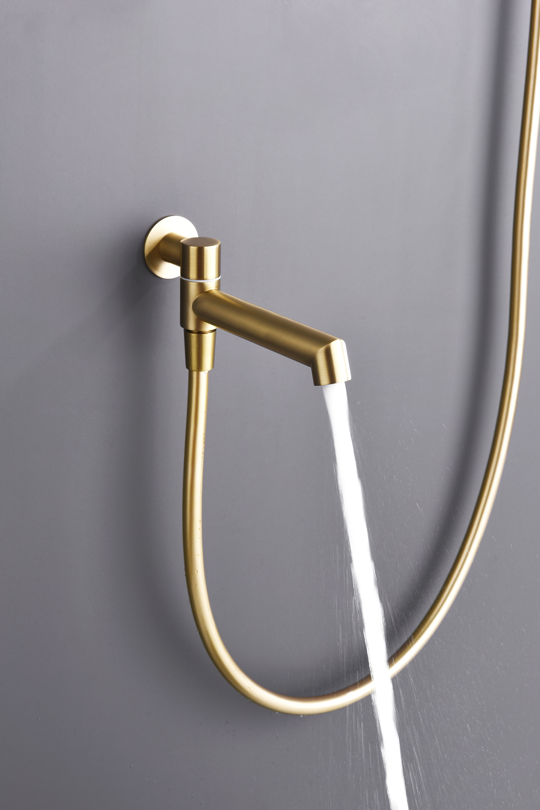 19165-S Смеситель встраиваемый для душа с 3-функ. (Мат. Золото) GANZER (6/1шт)