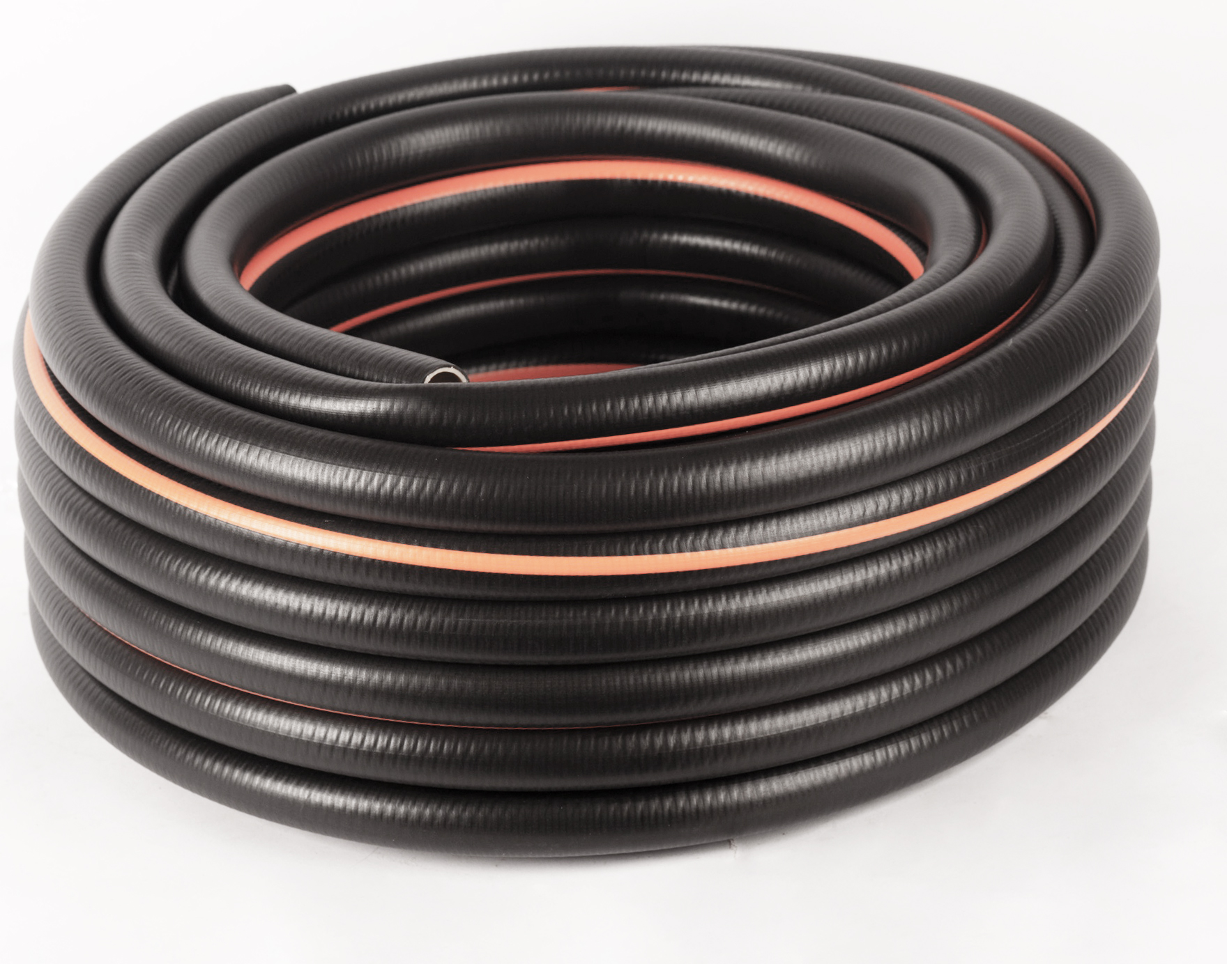 Шланг полив. (МЕЛИССА) 1/2*25м (12,5мм) (черный с кр. пол.) 3-слоя  (104/1шт)