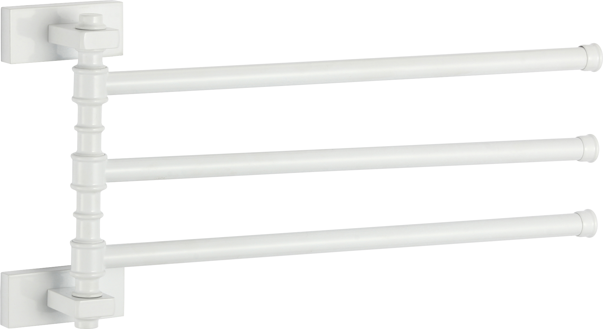 88013-F П/держатель поворот. 3-ной (БЕЛЫЙ) GANZER (10/1шт)