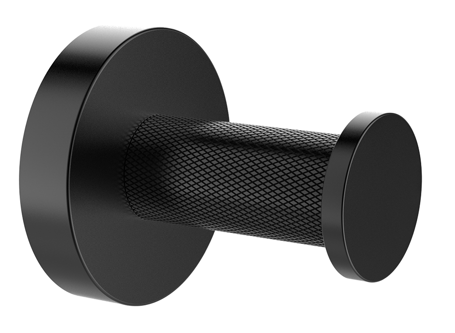 5501-C Крючок одинарный для полотенца (ЧЕРНЫЙ) ViEiR  (50/1шт)