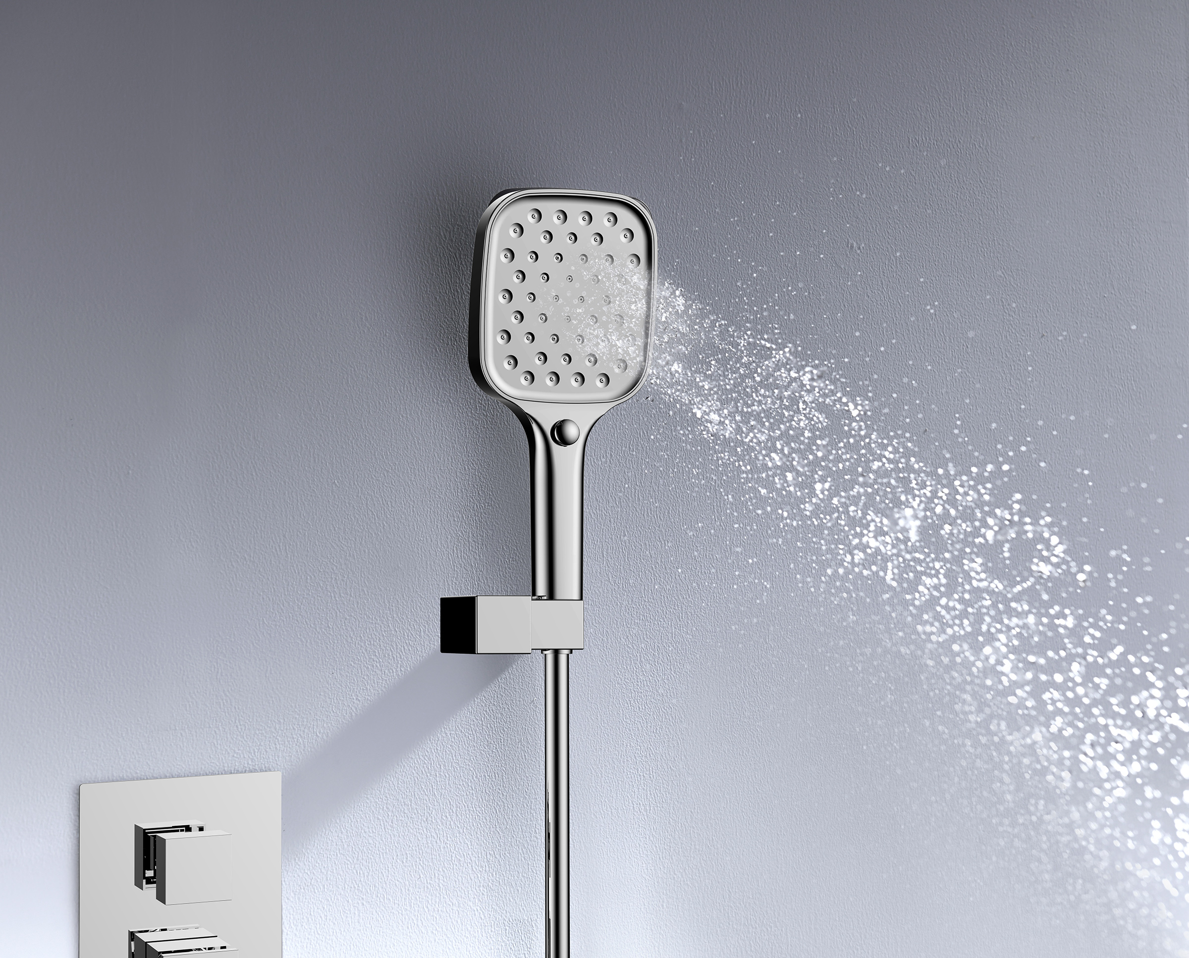 05165 Смеситель встраиваемый для душа с 3-функ. (ХРОМ) GANZER (6/1шт)