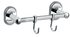 31014-2 П/держатель 2 крючка HANSEN (20/1шт)