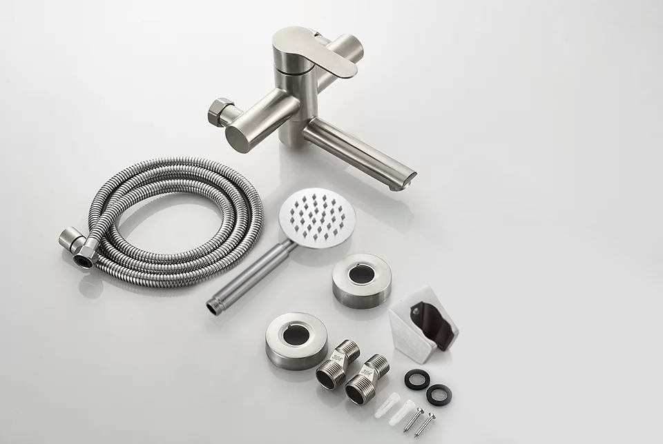 30032-G Смес. од. из НЕРЖ. для ванны (САТИН) HANSEN  (8/1шт)