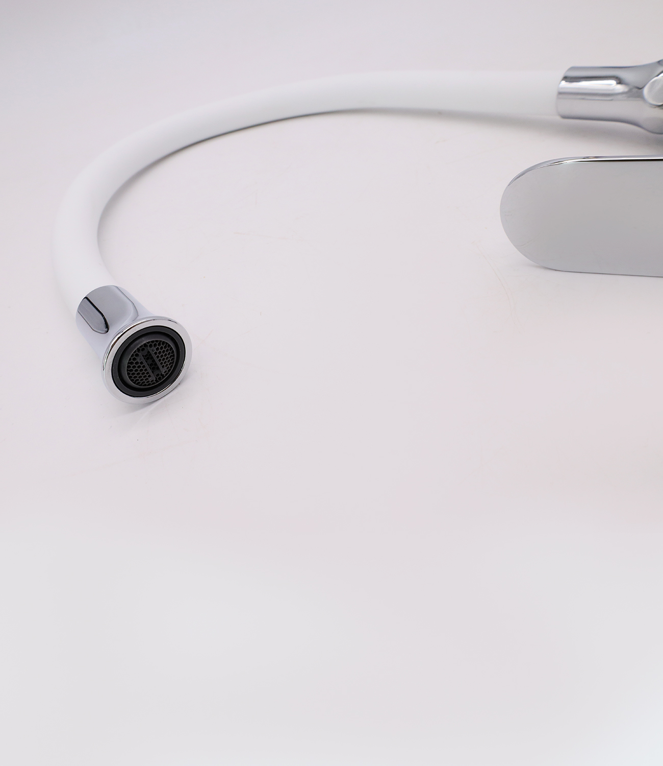 22021-F Смеситель од. для кухни (БЕЛЫЙ) "GANZER" (10/1шт) Л/К