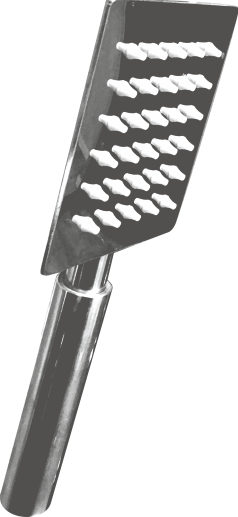 2582  Лейка массажная 1 позиции GANZER МЕТАЛЛ.